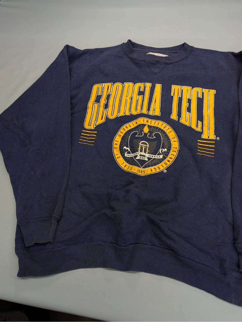 Georgia Tech Galt Sand Sweatshirt XL Vintage Crewneck